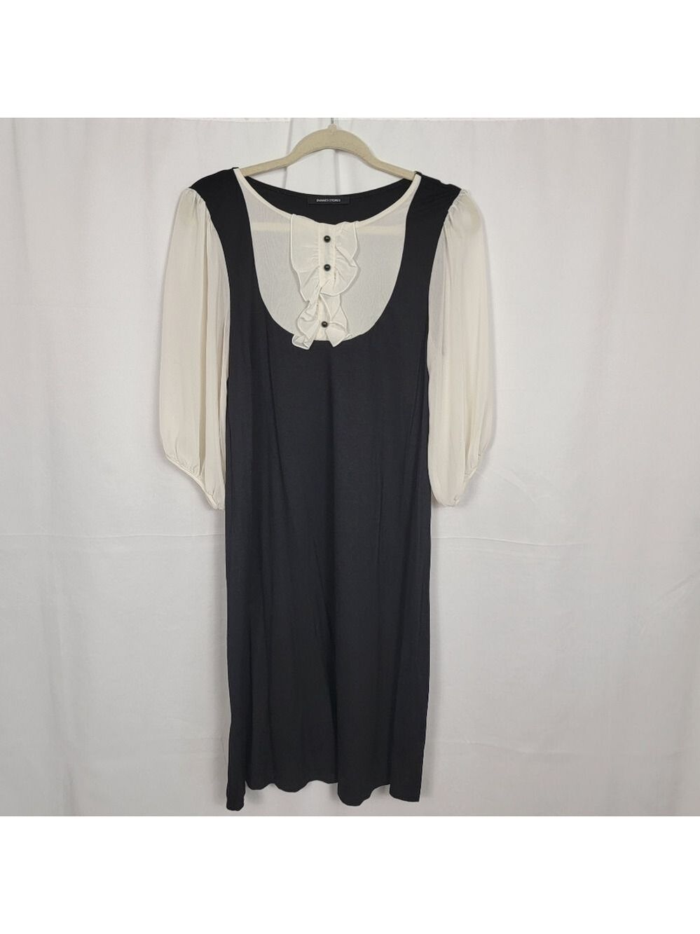 Chic Black & White Dress #2692